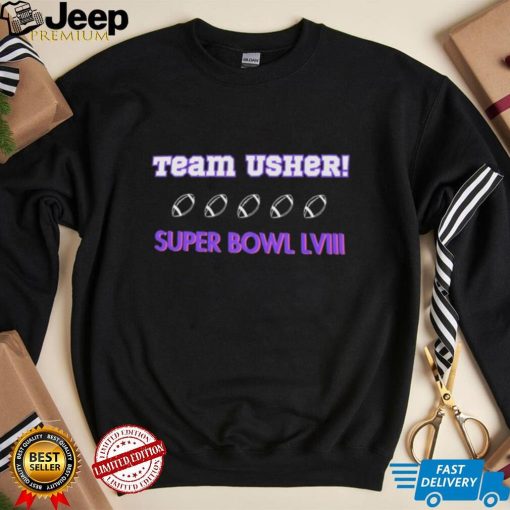 Team Usher Super Bowl LVIII Shirt