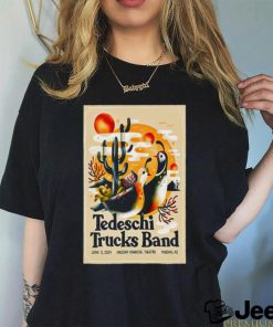 Tedeschi Trucks Band At Arizona Financial Theatre in Phoenix AZ June 11 2024 Poster shirt