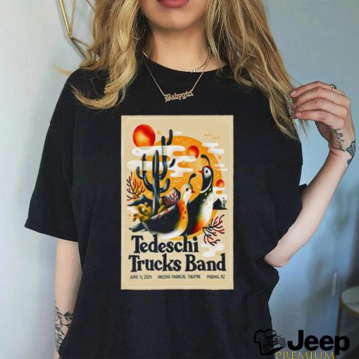 Tedeschi Trucks Band At Arizona Financial Theatre in Phoenix AZ June 11 2024 Poster shirt