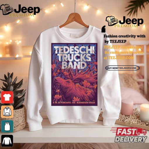 Tedeschi Trucks Band In Toronto, ON On August 15 2024 Tour Poster Shirt