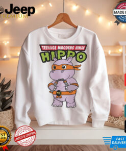 Teenage Moodeng Ninja Hippo t shirt