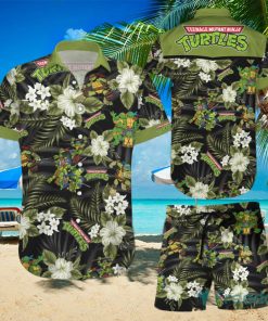 Teenage Mutant Ninja Turtles Hawaiian Shirts And Short Summer Beach Set