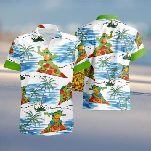 Teenage Mutant Ninja Turtles Surfing Hawaiian Shirt And Short