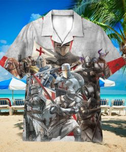 Templar Knight Squad AOP Hawaiian Shirt Aloha Summer Lover Gift Shirt