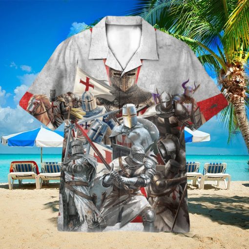 Templar Knight Squad AOP Hawaiian Shirt Aloha Summer Lover Gift Shirt