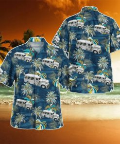 Tenafly, New Jersey, Tenafly Fire Department 1962 Seagrave Rescue Hawaiian Shirt Special Edition Aloha Shirt