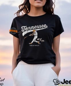 Tennessee Baseball Hunter Ensley Slugger Swing signature t shirt