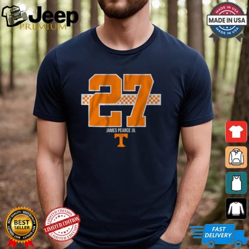 Tennessee Football James Pearce Jr. 27 Stripe Shirt