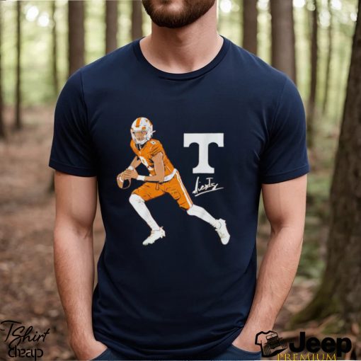 Tennessee Football Nico Iamaleava Superstar Pose Signature Shirt