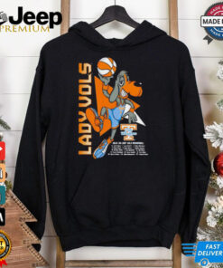 Tennessee Lady Vols mascot 2024 2025 basketball roster shirt