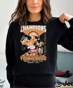 Tennessee Smokey Mascot Citrus Bowl Champions 2024 Shirt