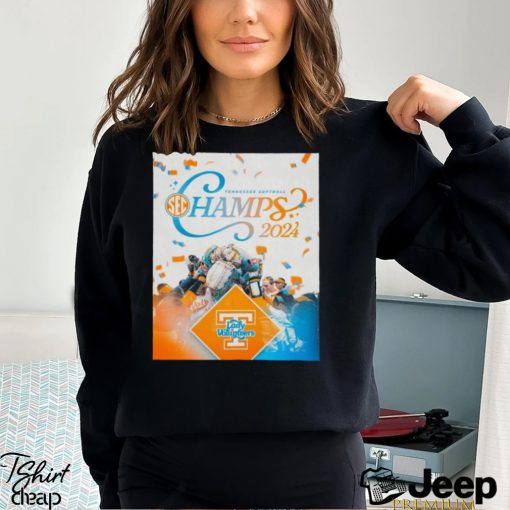 Tennessee Softball 2024 SEC Champions Poster shirt