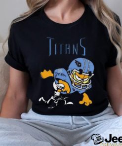 Tennessee Titans Garfield Cat Grumpy Football Player T Shirt