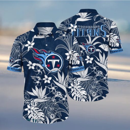 Tennessee Titans Hawaiian Shirt Flower Shirts Summer Gift For Men And Women