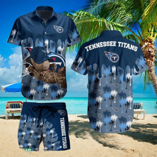 Tennessee Titans NFL Groot Graphic Hawaiian Shirt And Short For Best Fans Gift New Trending Beach Holiday