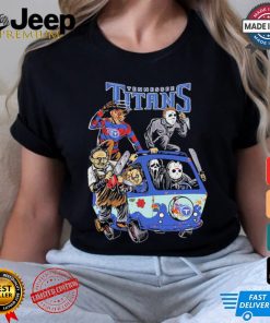 Tennessee Titans NFL Horror Characters Movie Hippie Halloween Shirt