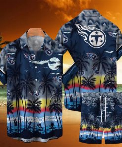 Tennessee Titans NFL SAS Tropical Pattern Summer Beach Team Hawaiian Shirt And Short For Men Women Gift