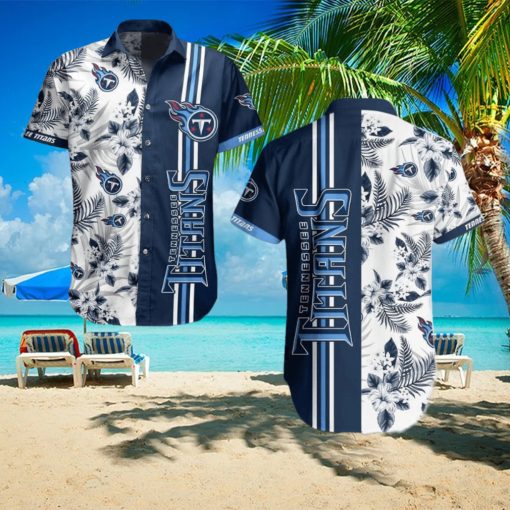 Tennessee Titans NFL Tropical Pattern Hawaiian Shirt And Short For Best Fans Gift New Trending Beach Holiday