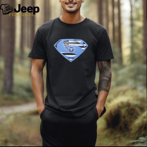 Tennessee Titans Superman logo shirt