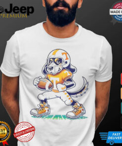 Tennessee Vols Smokey Dog Mascot Football Player shirt