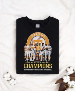 Tennessee Volunteers 2024 NCAA Baseball Champions Signature T Shirt