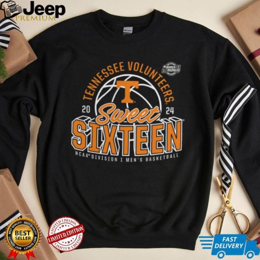 Tennessee Volunteers 2024 NCAA Men’s Basketball Tournament March Madness Sweet Sixteen Defensive Stance T Shirt