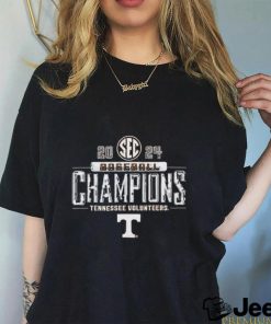 Tennessee Volunteers 2024 Sec East Baseball Regular Season Champions Locker Room T Shirt