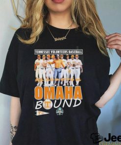 Tennessee Volunteers Baseball Team Omaha Bound Signatures shirt