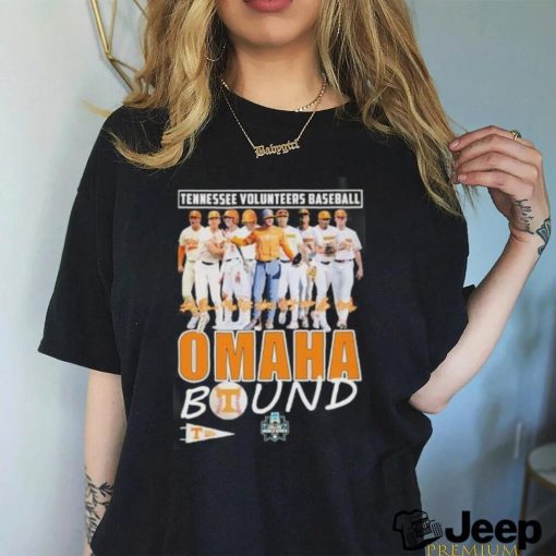 Tennessee Volunteers Baseball Team Omaha Bound Signatures shirt