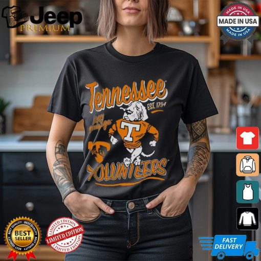 Tennessee Volunteers Black Retro T Shirt