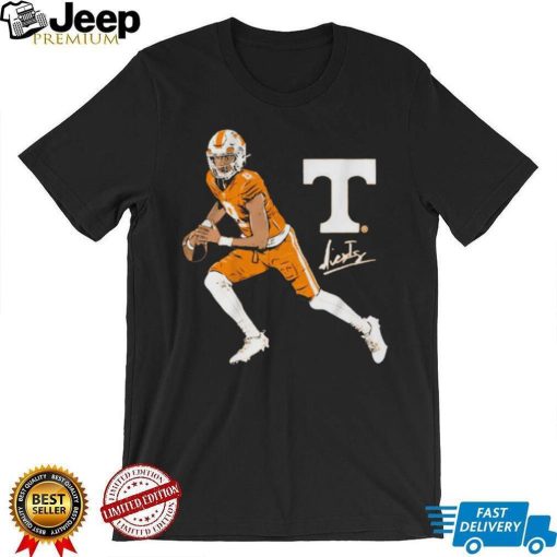 Tennessee Volunteers Football Nico Iamaleava Superstar Pose signature t shirt