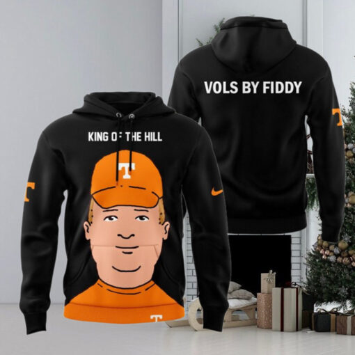 Tennessee Volunteers King Of The Hill 2024 Black Hoodie1