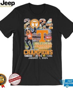 Tennessee Volunteers Mascot 2024 Cheez It Citrus Bowl Champions Tennessee 35 0 Iowa January 1.2024 Shirt