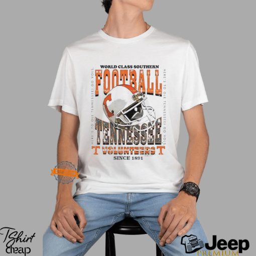 Tennessee Volunteers World Class Southern Football since 1891 helmet shirt