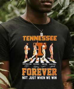 Tennessee men’s basketball abbey road forever not just when we win signature shirt