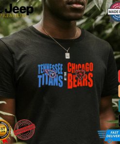 Tennessee titans at the chicago bears nfl kickoff 2024 shirt