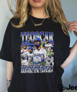 Teoscar Hernandez Los Angeles Dodgers baseball graphic t shirt