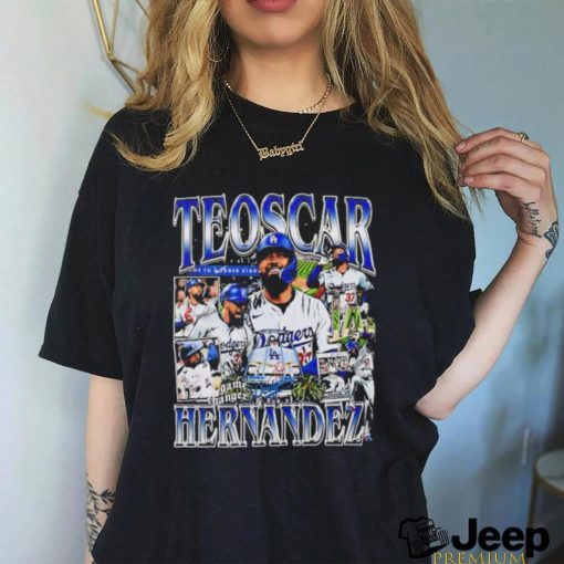 Teoscar Hernandez Los Angeles Dodgers baseball graphic t shirt