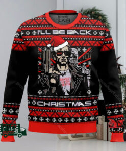 Terminator I’ll Be Back A Very Cyber Ugly Christmas Sweater