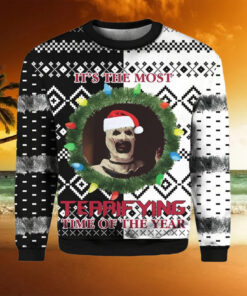 Terrifier It’s The Most Terrifying Time Of The Year Ugly Christmas Sweater