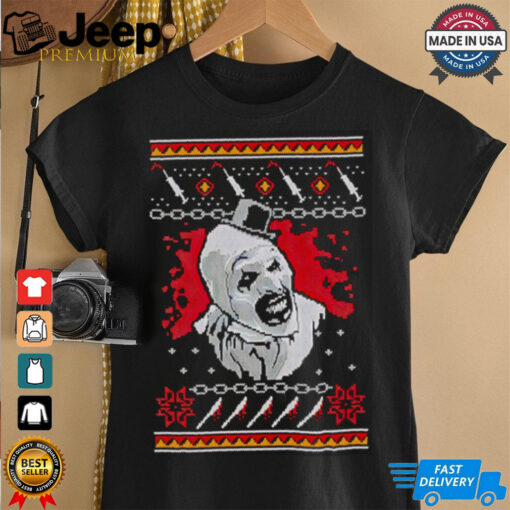 Terrifier winter killerland ugly Christmas shirt