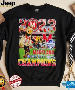 Testudo mascot Maryland Terrapins Music City Bowl Champions shirt