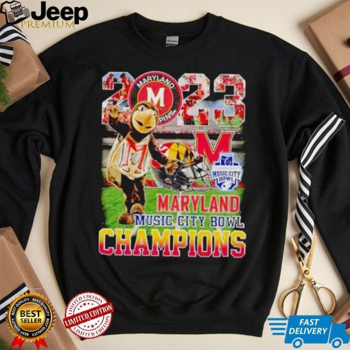 Testudo mascot Maryland Terrapins Music City Bowl Champions shirt