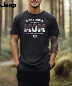 Texas A And M Aggie Skyline Mom T Shirt