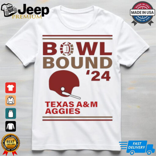 Texas A&M Aggies 2024 Bowl Bound Helmet Shirt