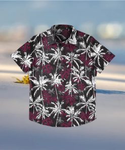 Texas A&M Aggies Black Floral Hawaiian Shirt