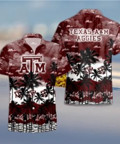 Texas A&M Aggies Palms Tree Hawaiian Shirt