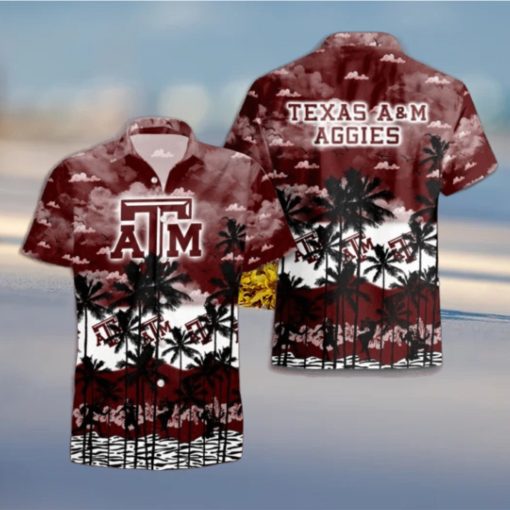 Texas A&M Aggies Palms Tree Hawaiian Shirt