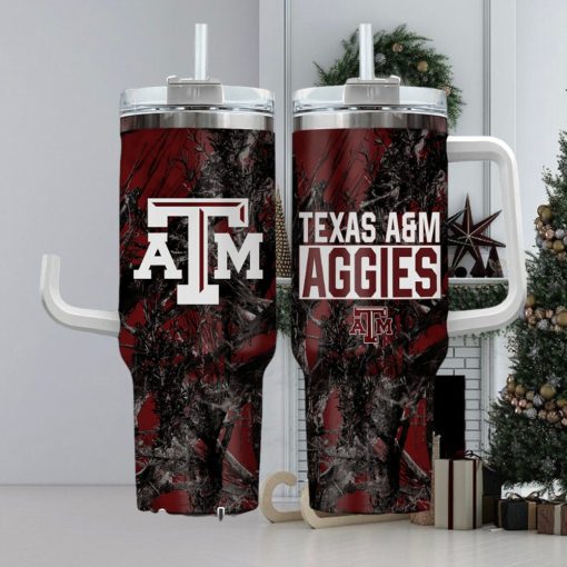 Texas A&M Aggies Realtree Hunting 40oz Tumbler