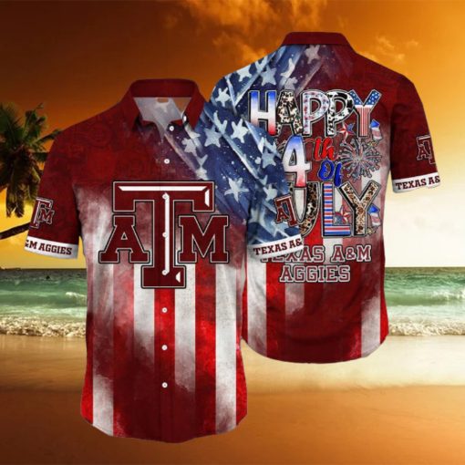 Texas A&ampM Aggies NCAA2 Independence Day Holidays Hawaiian Shirt For Men Women Gift